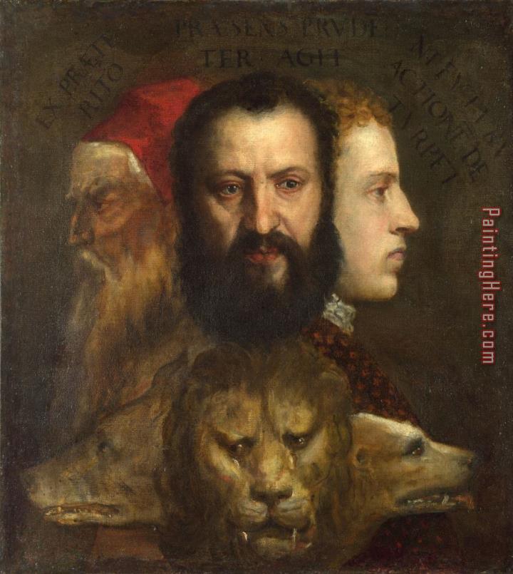 Titian Allegory of Time Governed by Prudence